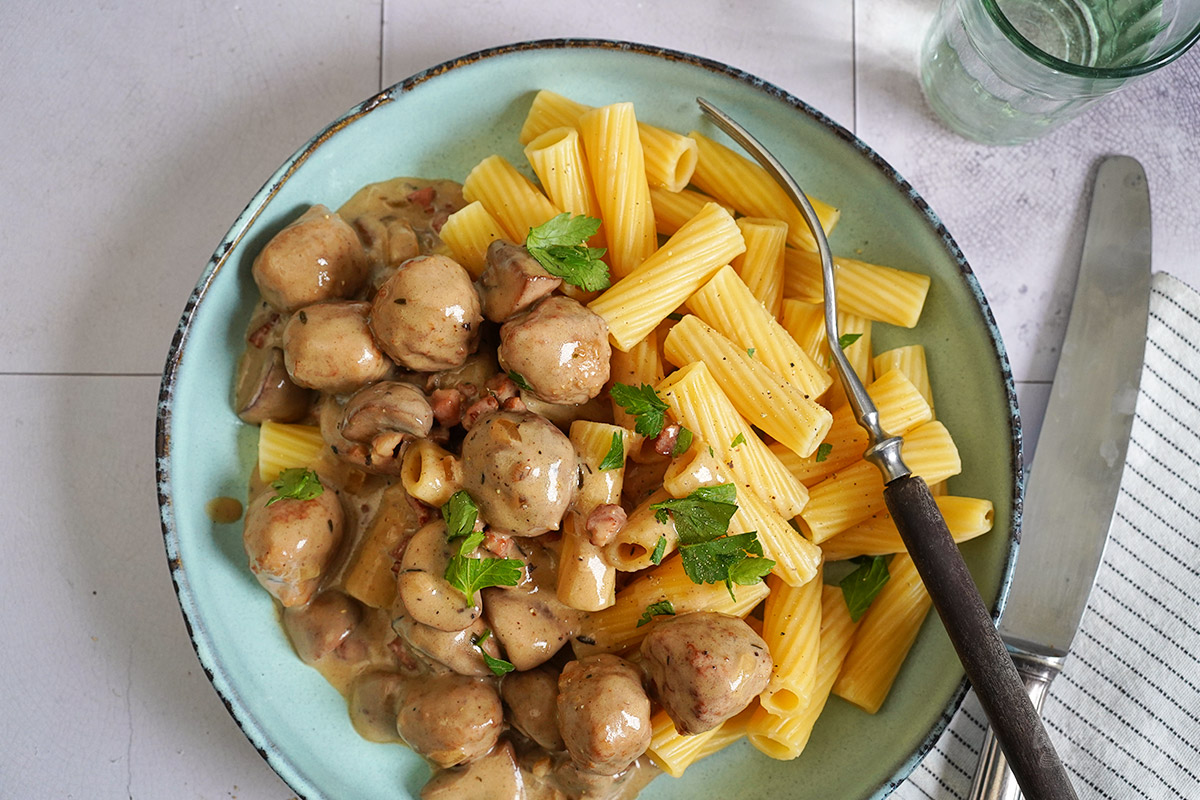Fleischbällchen Jäger Art | Bake to the roots