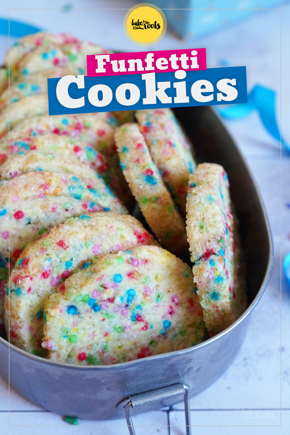 Funfetti Ice Box Cookies | Bake to the roots