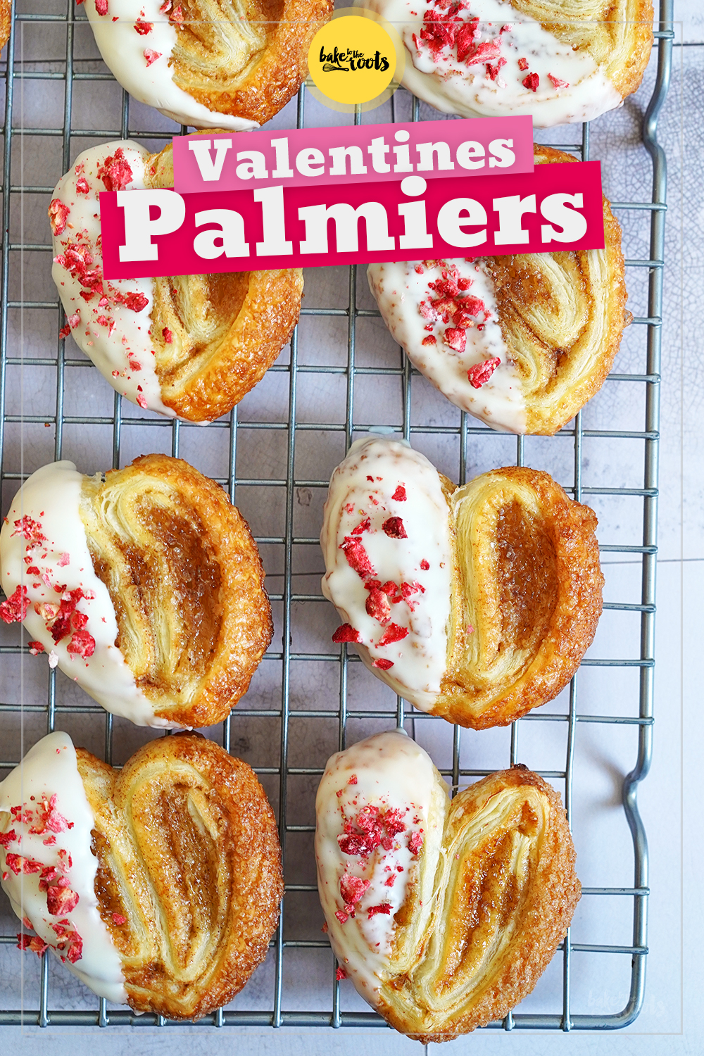 Blätterteig Herzen (Herzige Schweineohren) | Bake to the roots