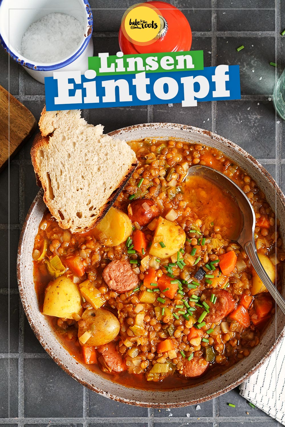 Eintopf mit Linsen, Kartoffeln & Mettenden | Bake to the roots