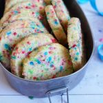 Funfetti Ice Box Cookies | Bake to the roots