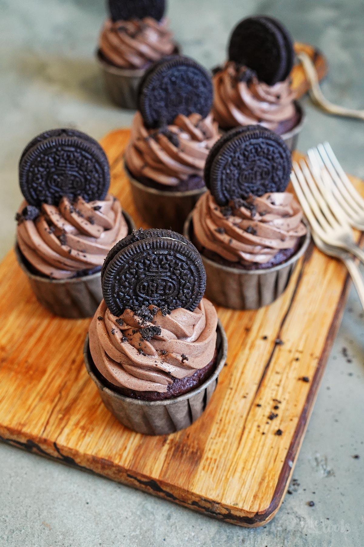 Oreo Schokolade Cupcakes | Bake to the roots