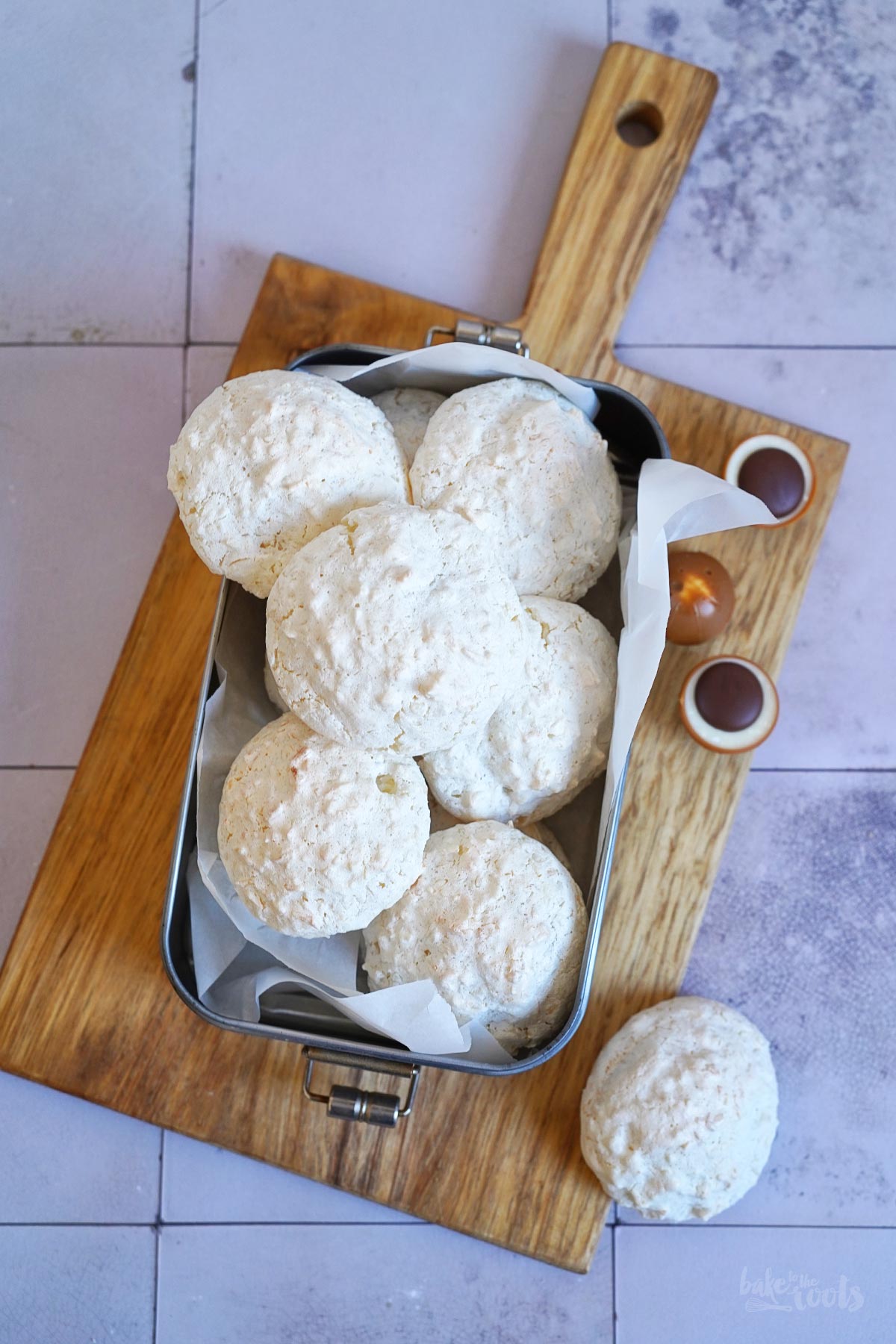 Kokos Wölkchen mit Toffifee | Bake to the roots