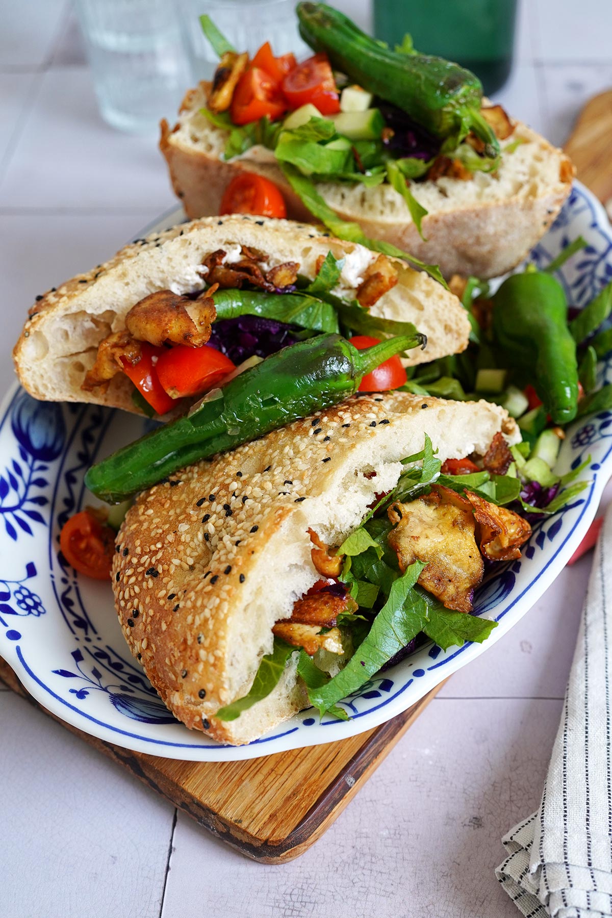 Veggie Döner mit Räucher Tofu | Bake to the roots