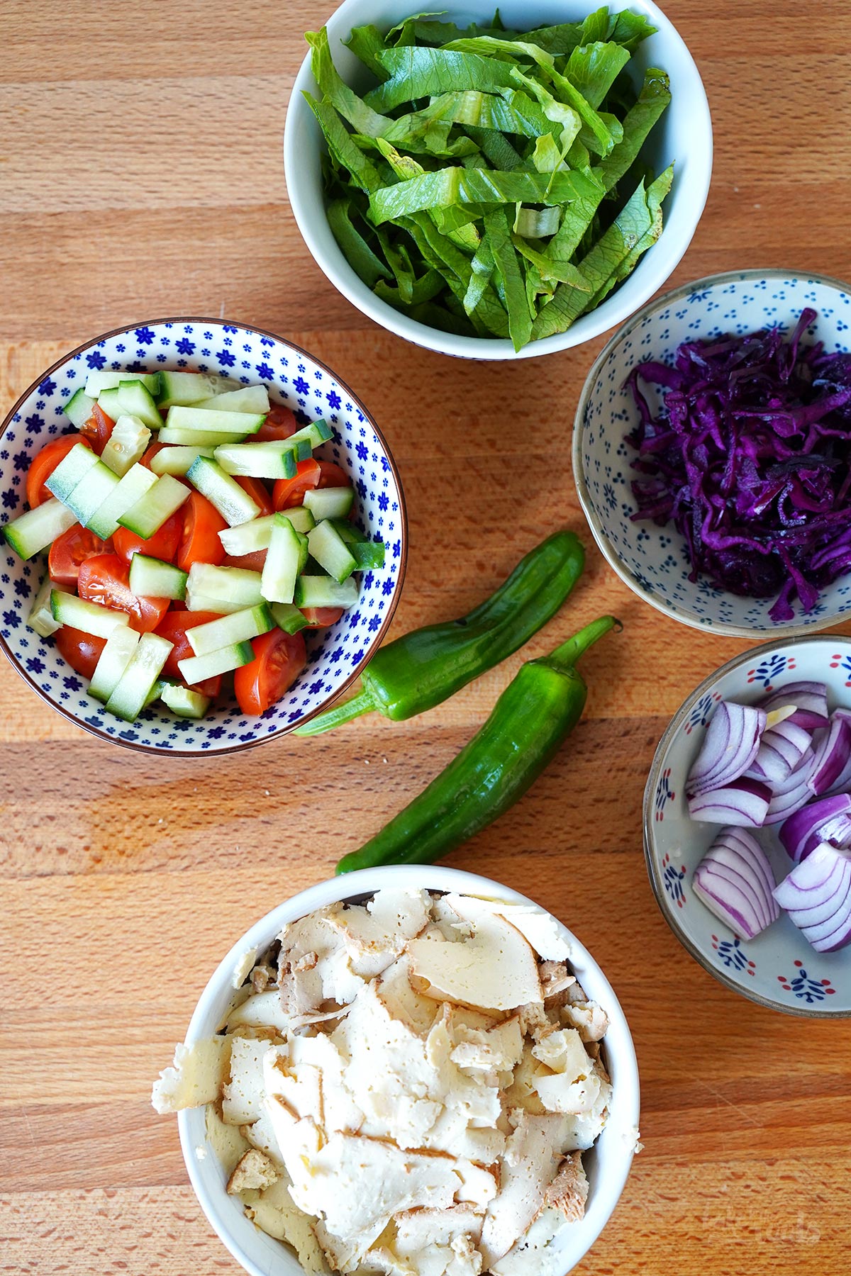 Veggie Döner mit Räucher Tofu | Bake to the roots