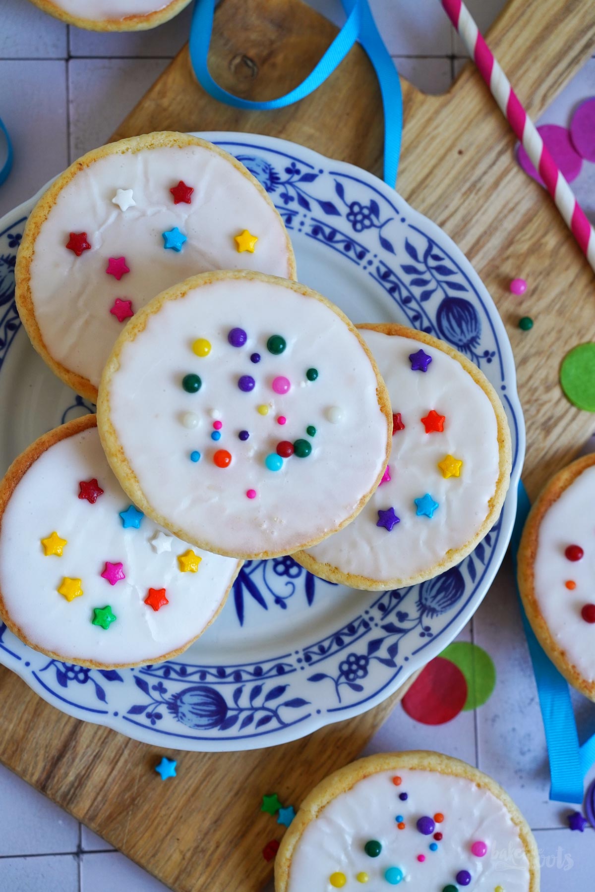 Bunte Amerikaner mit Zuckerglasur | Bake to the roots