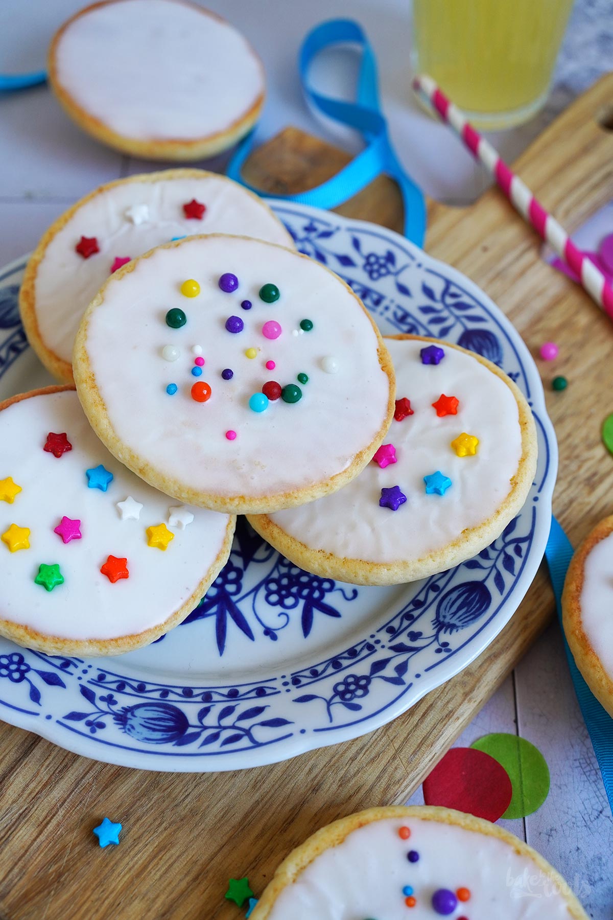 Bunte Amerikaner mit Zuckerglasur | Bake to the roots