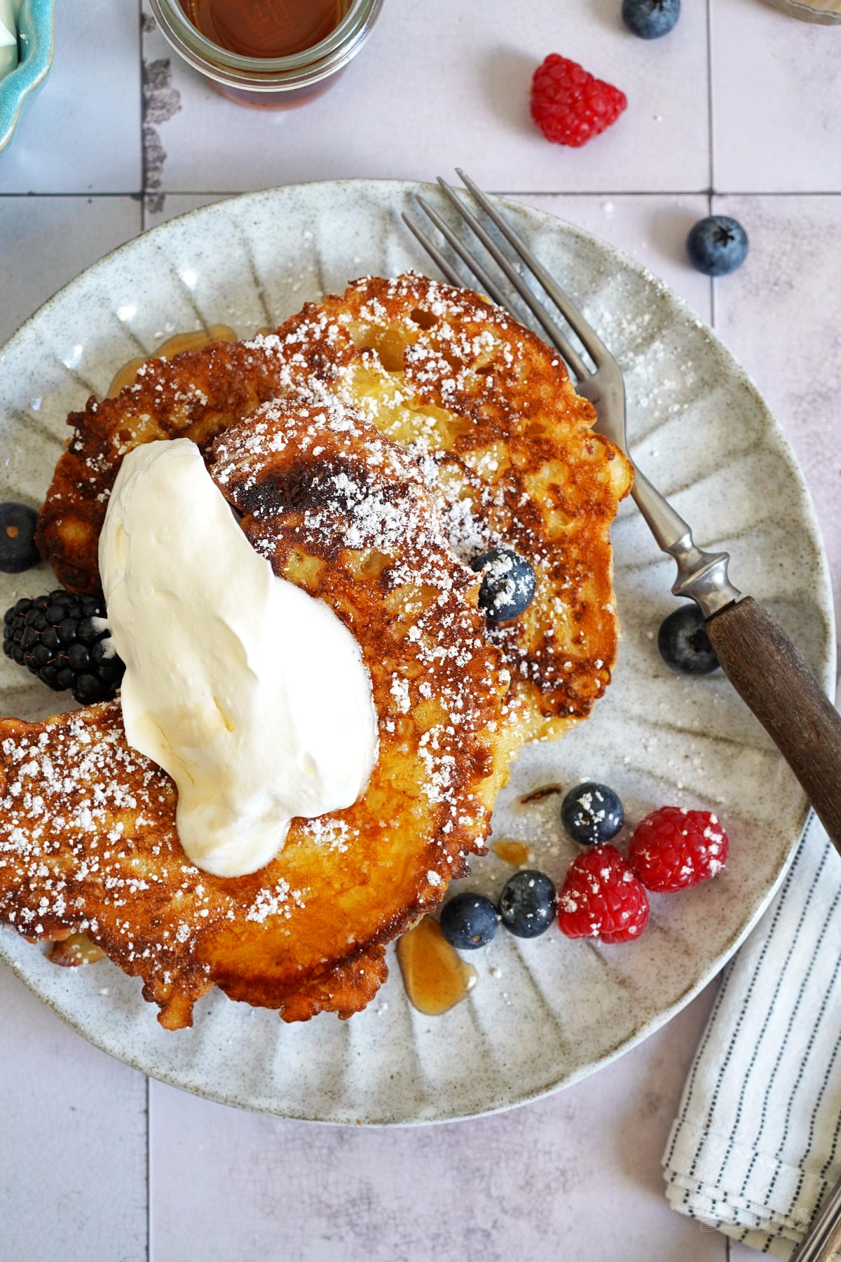 Easy Croissant French Toast | Bake to the roots