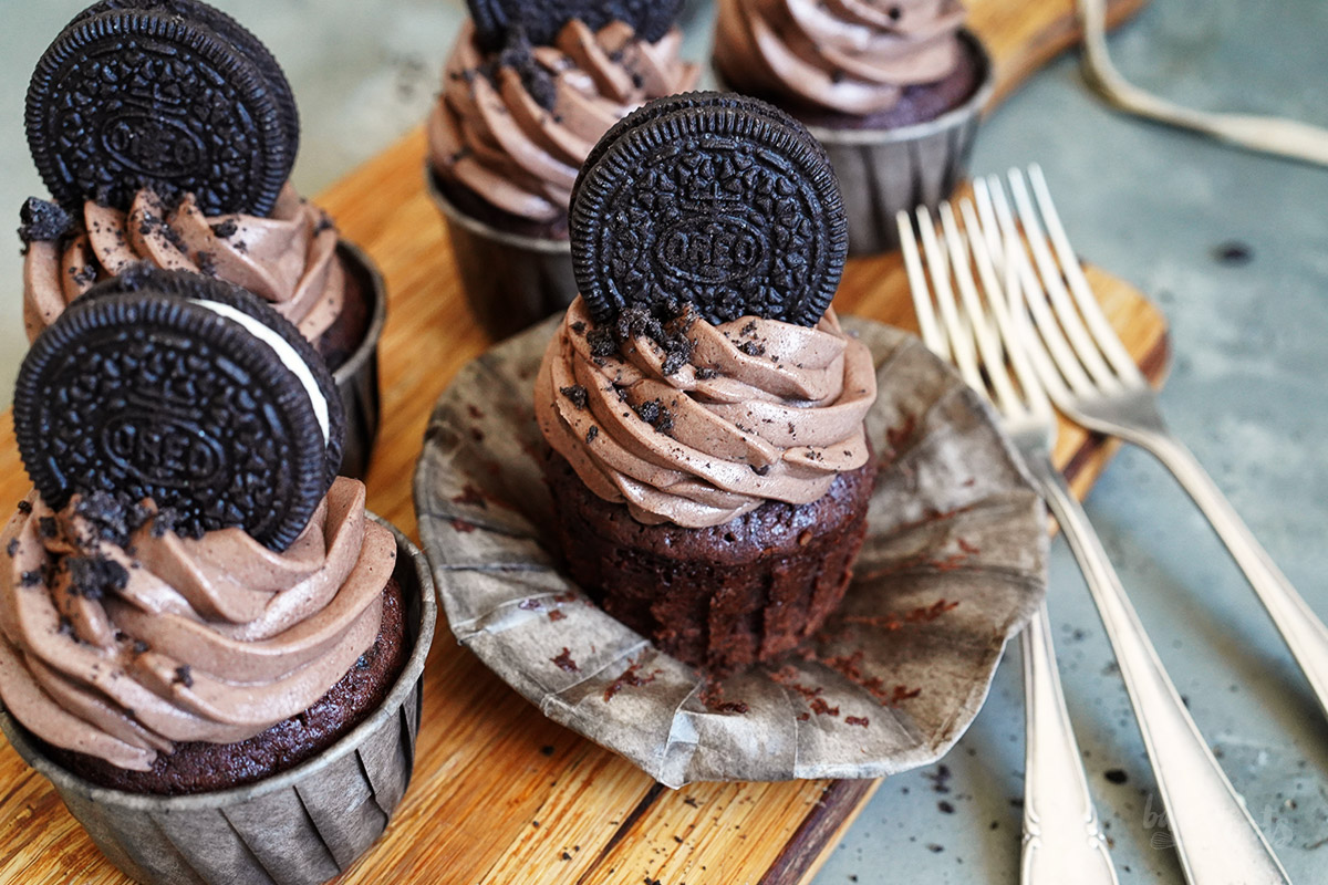 Oreo Schokolade Cupcakes | Bake to the roots