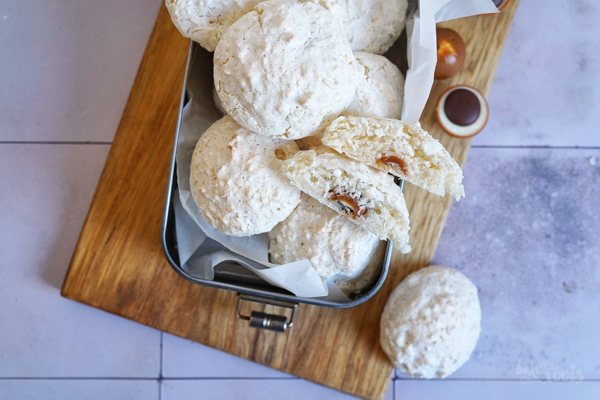 Kokos Wölkchen mit Toffifee | Bake to the roots