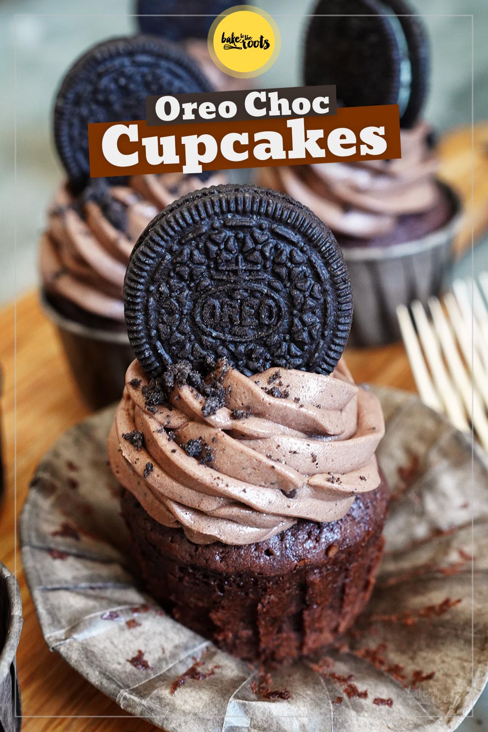 Oreo Schokolade Cupcakes | Bake to the roots