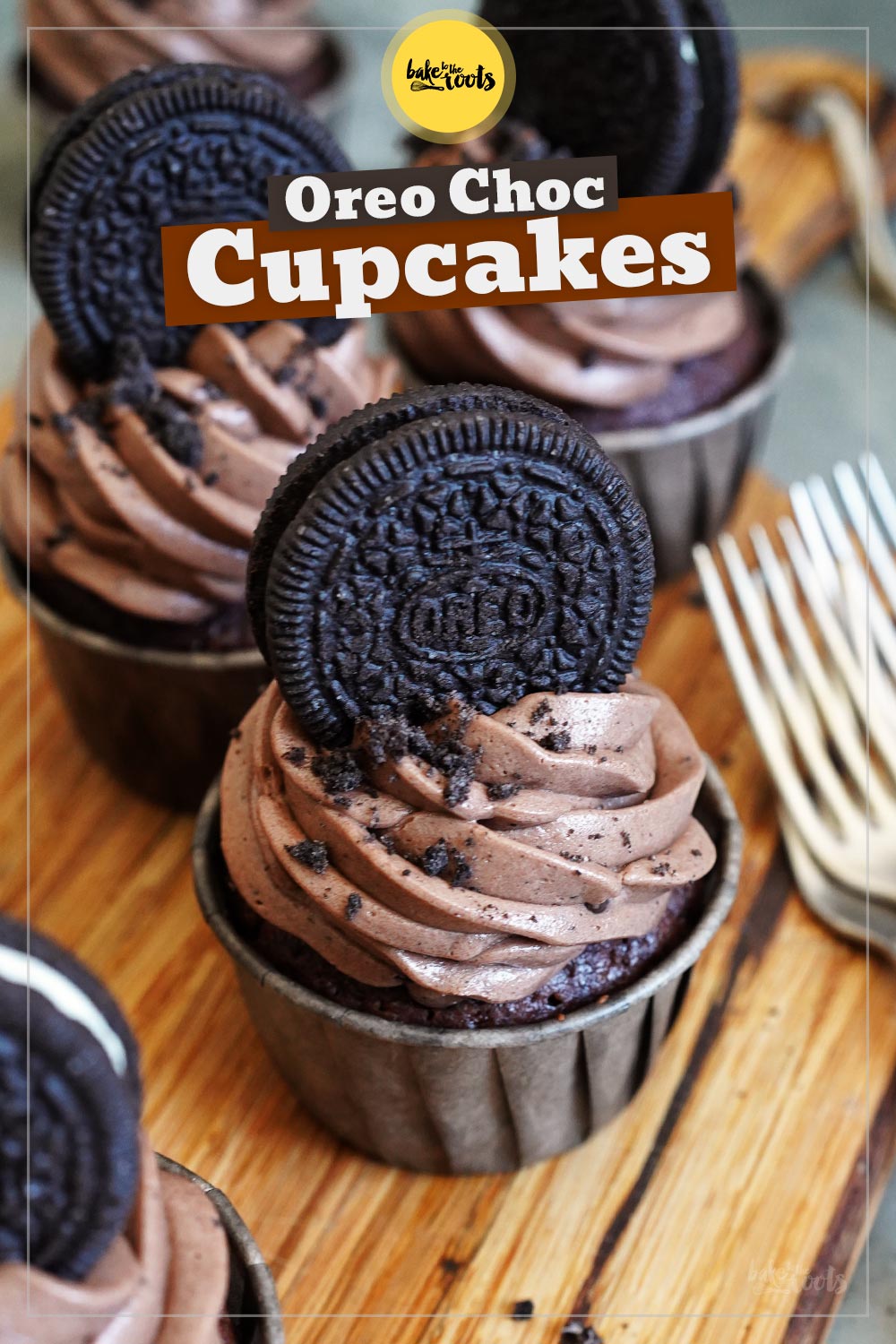 Oreo Schokolade Cupcakes | Bake to the roots
