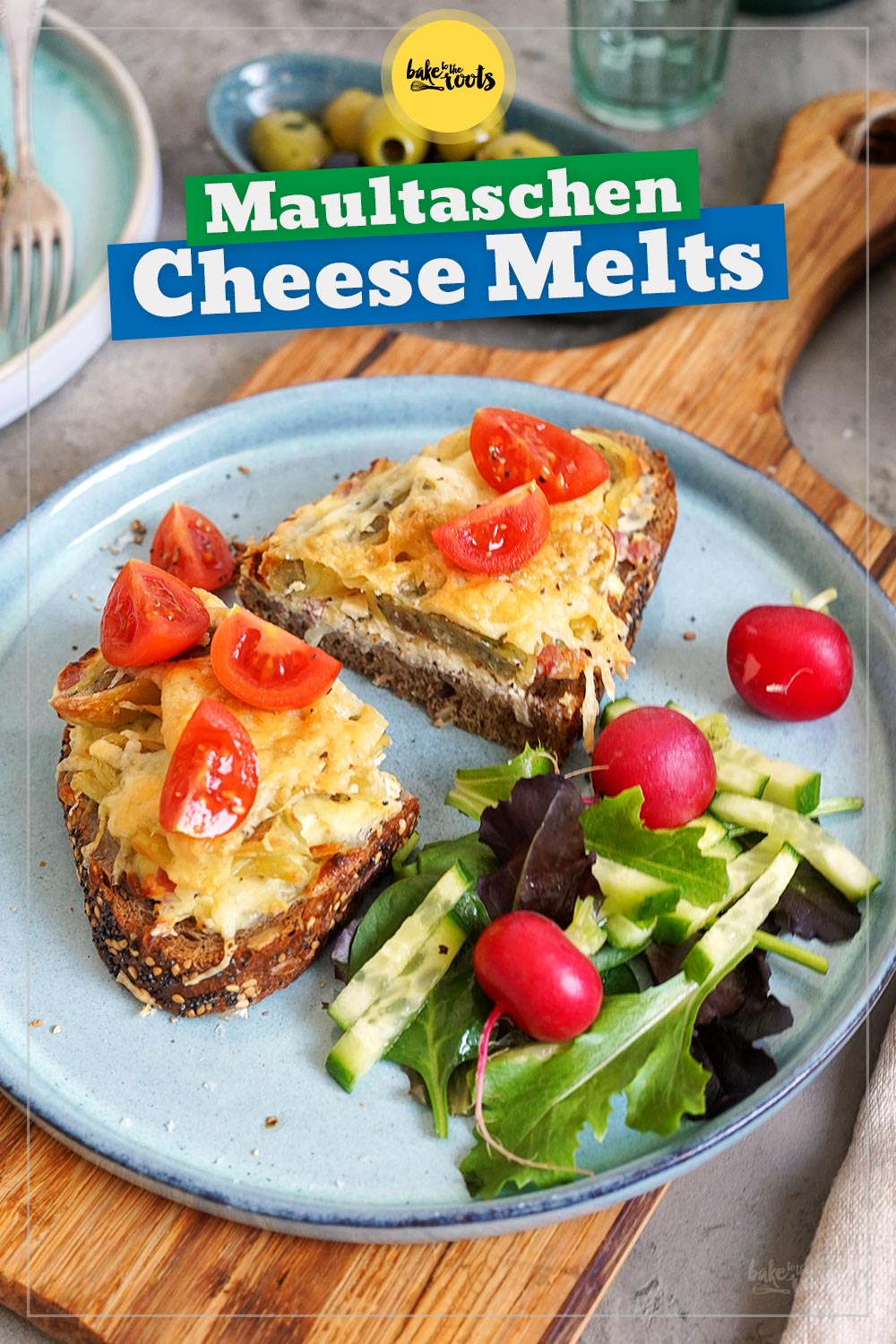 Cheese Melts mit Maultaschen aus dem AirFryer | Bake to the roots
