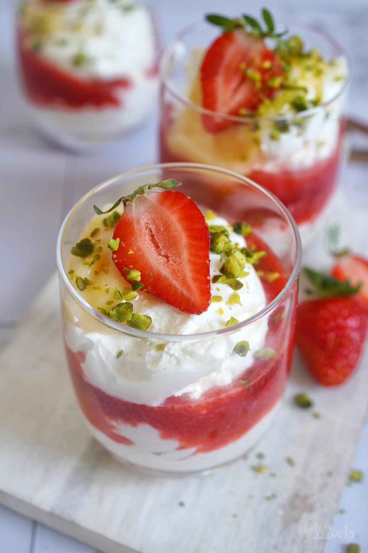 Erdbeeren & Zitronen Mascarpone Mousse | Bake to the roots
