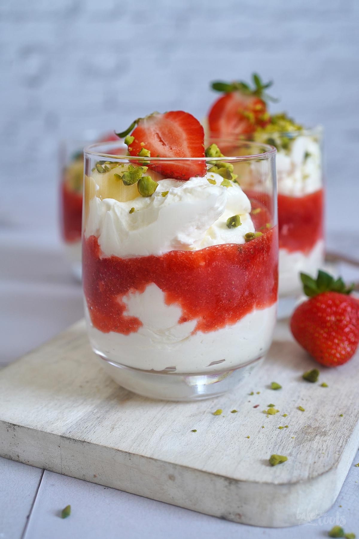 Erdbeeren & Zitronen Mascarpone Mousse | Bake to the roots