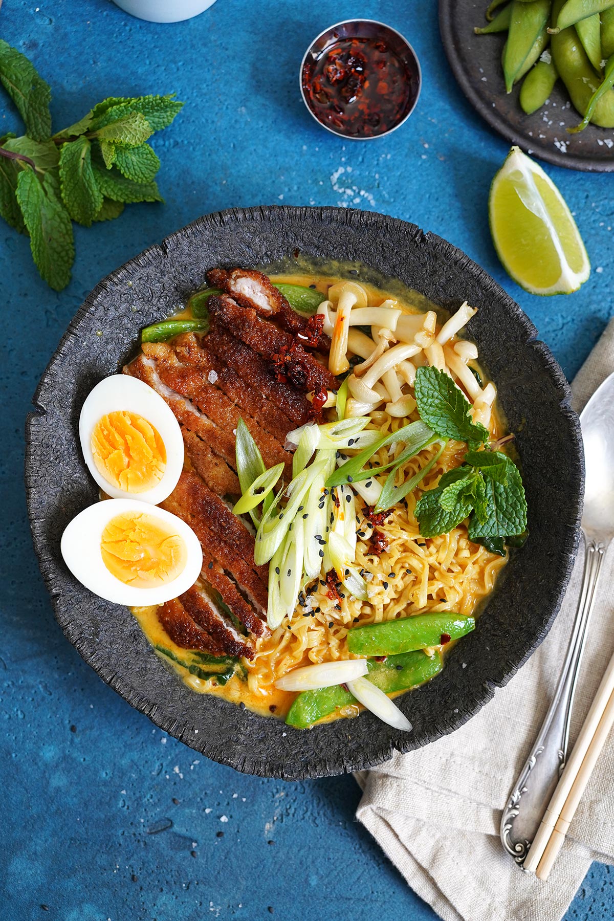 Ramen Upgrade mit Tonkatsu | Bake to the roots