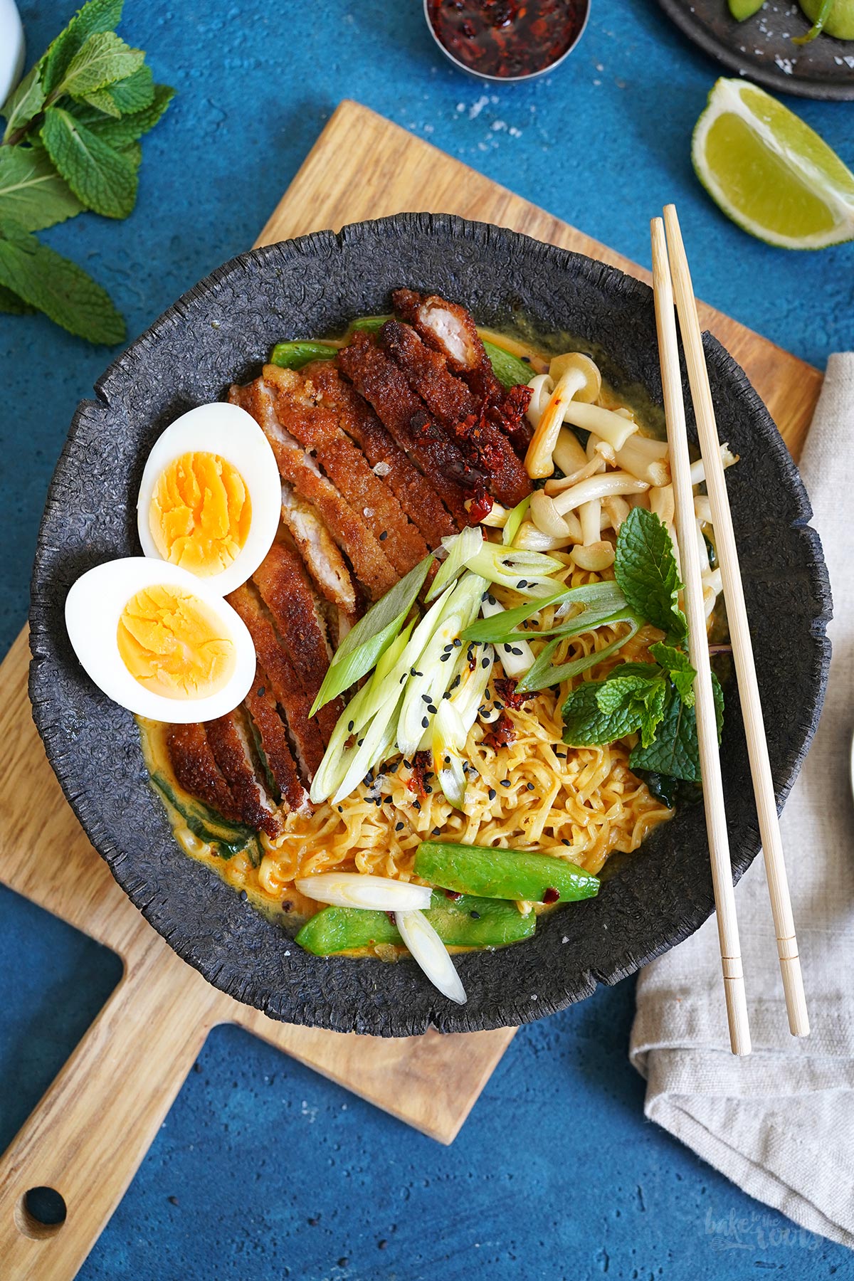 Ramen Upgrade mit Tonkatsu | Bake to the roots