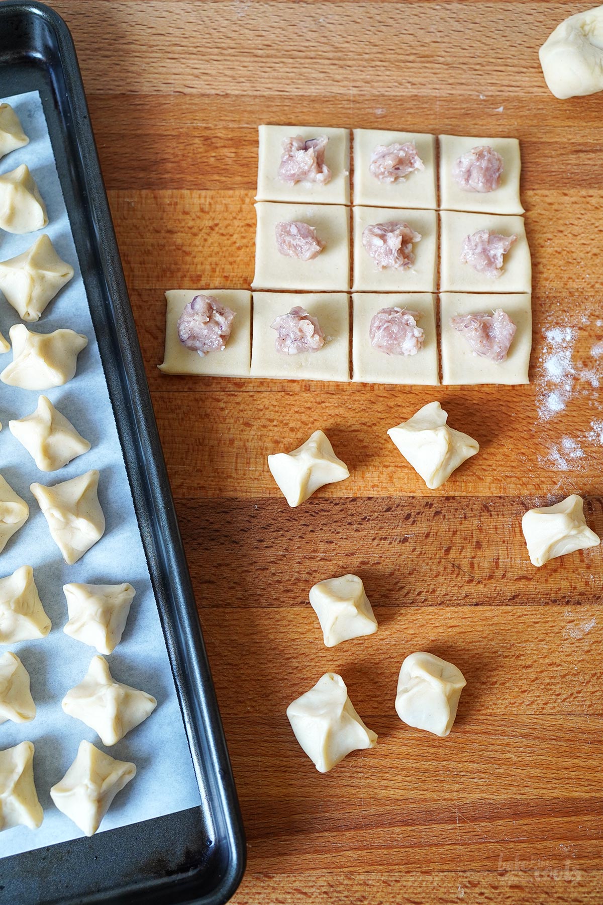 Türkische Teigtaschen (Manti) mit Hackfleisch | Bake to the roots