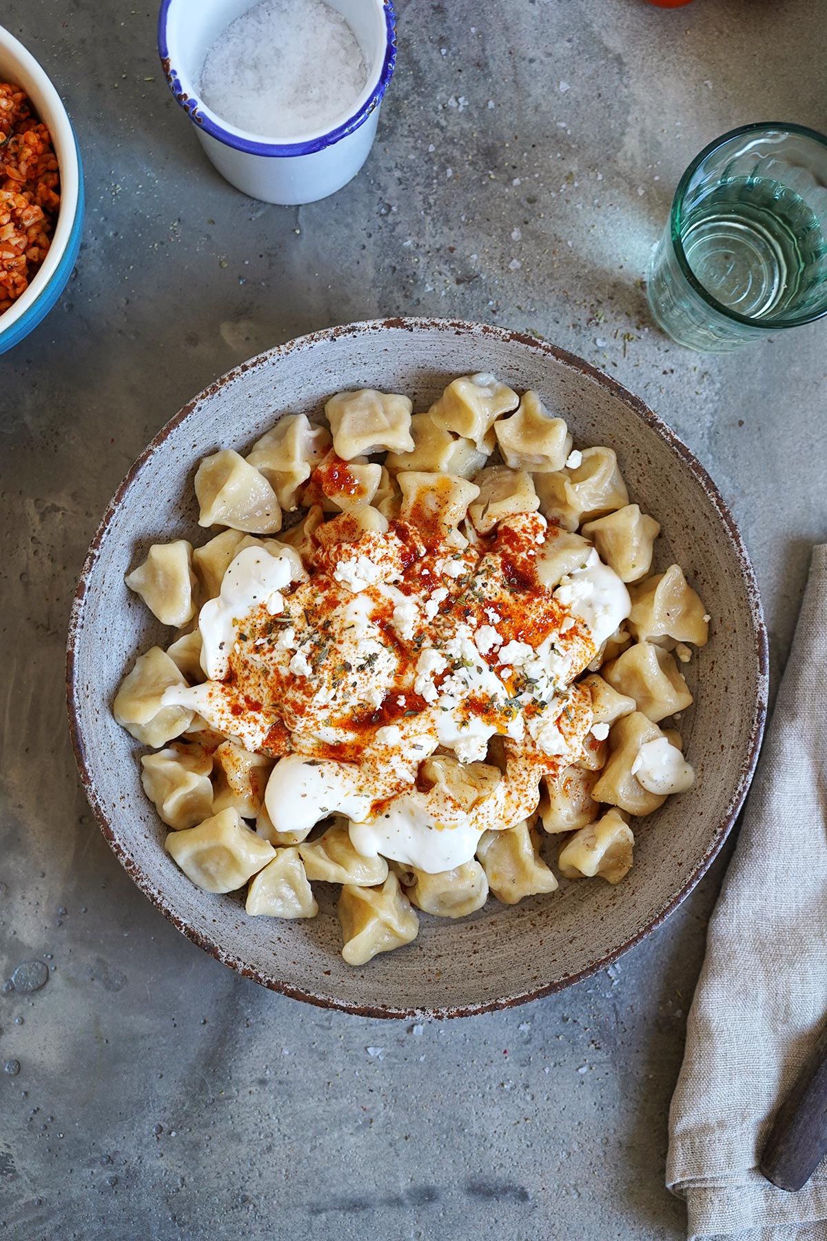 Türkische Teigtaschen (Manti) mit Hackfleisch | Bake to the roots