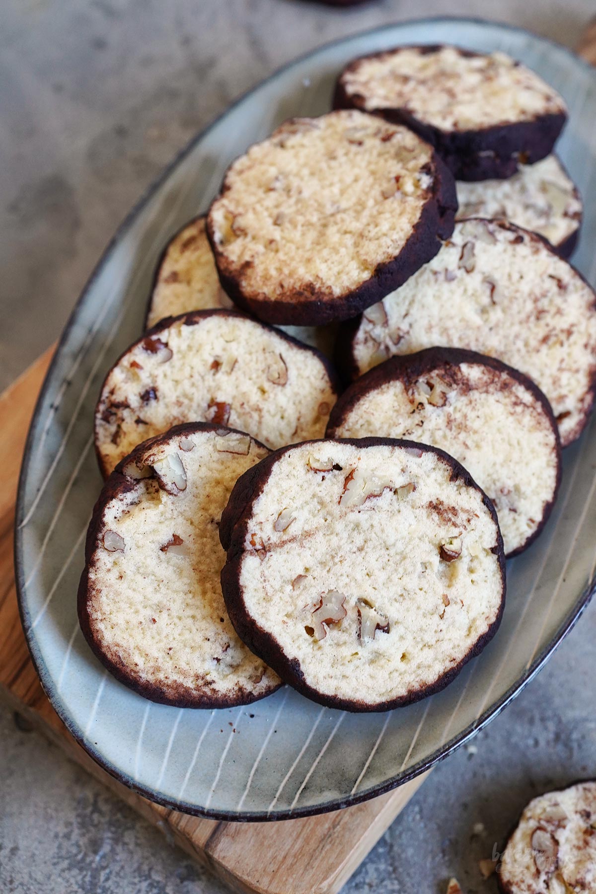 Pecan Slice 'n' Bake Cookies | Bake to the roots