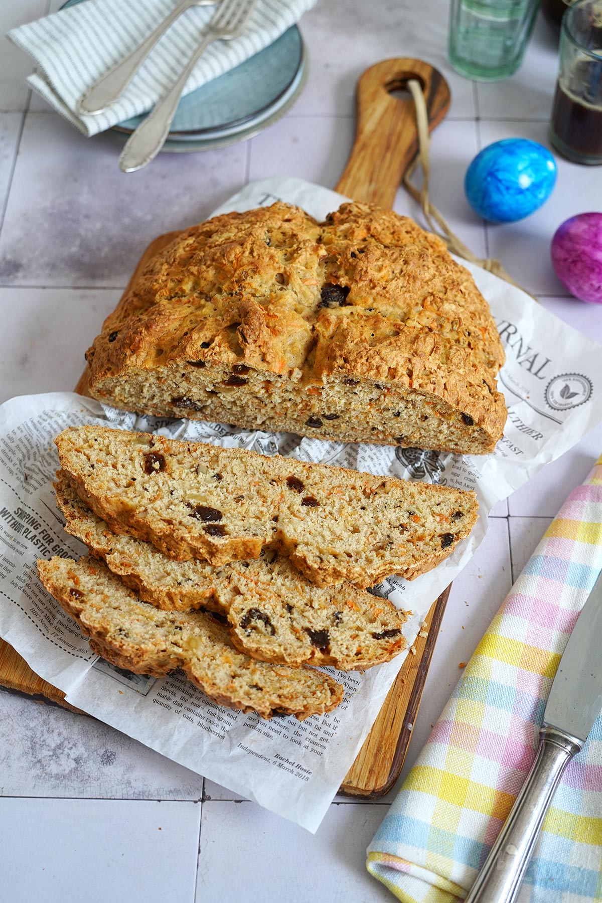 Carrot Cake Soda Bread | Bake to the roots
