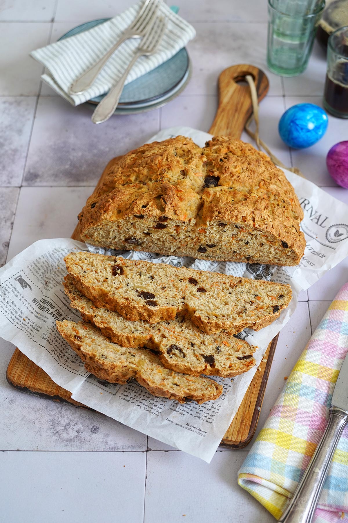 Carrot Cake Soda Bread | Bake to the roots