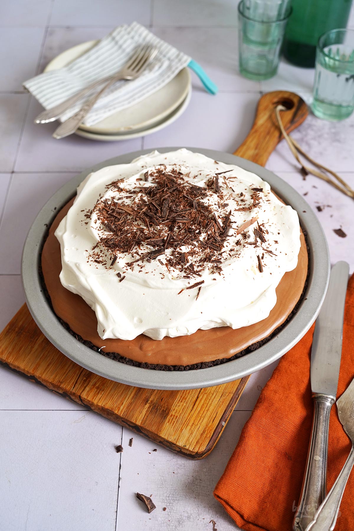 Chocolate Cream Pie | Bake to the roots