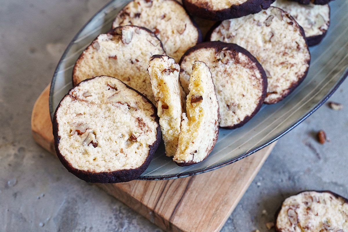 Pecan Slice 'n' Bake Cookies | Bake to the roots