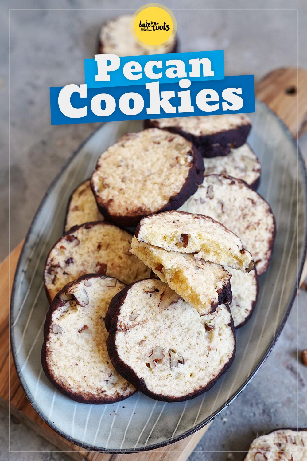 Pecan Slice 'n' Bake Cookies | Bake to the roots