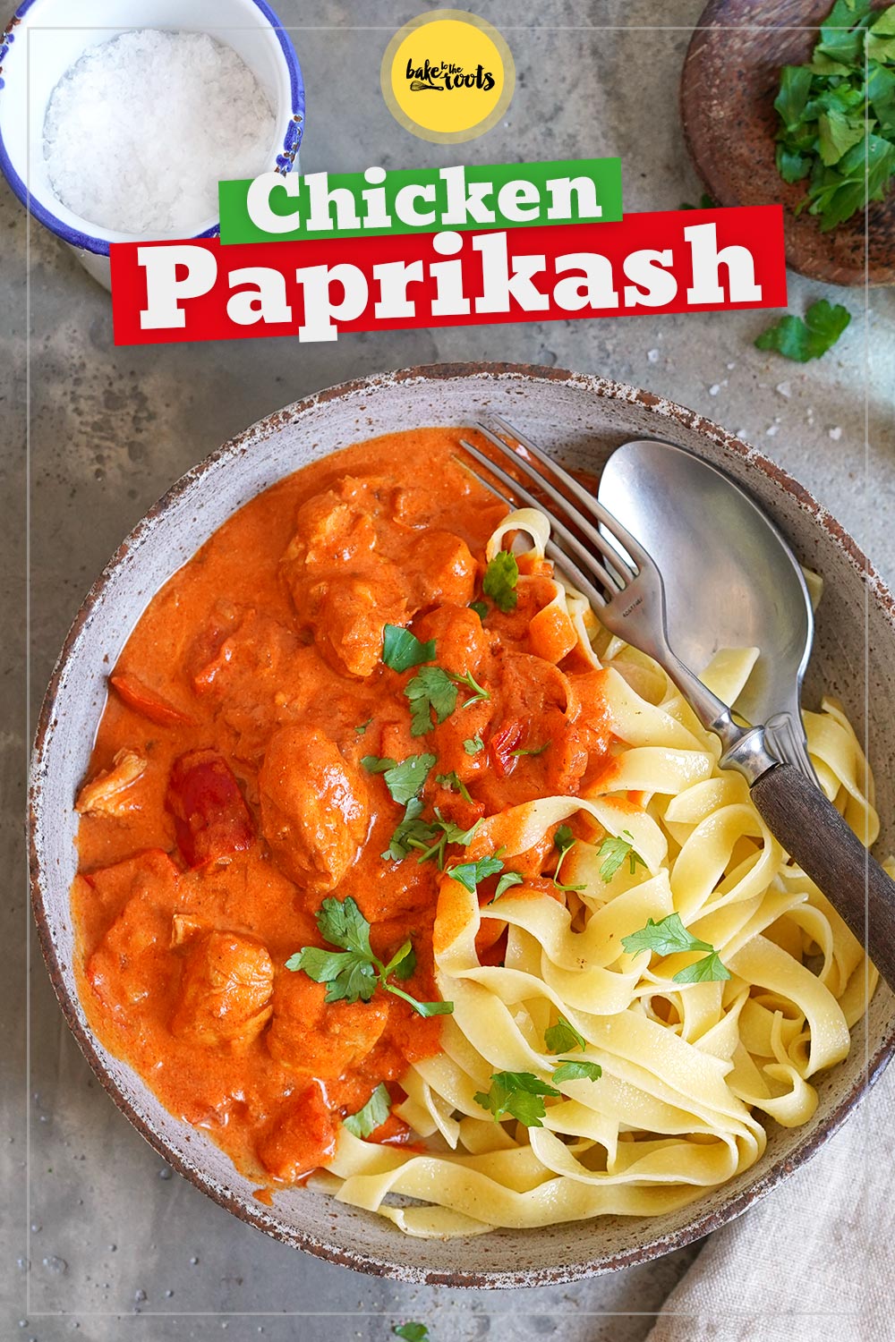 Einfaches (Ungarisches) Hähnchen Paprikasch | Bake to the roots