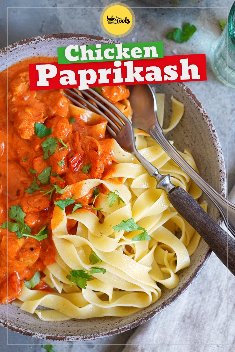 Einfaches (Ungarisches) Hähnchen Paprikasch | Bake to the roots