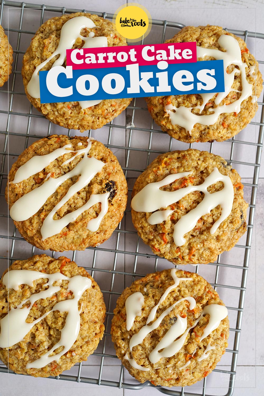 Carrot Cake Cookies | Bake to the roots