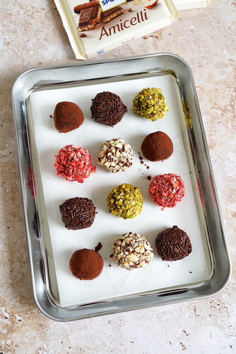 Einfache Schokoladentrüffel | Bake to the roots Einfache Schokoladentrüffel | Bake to the roots