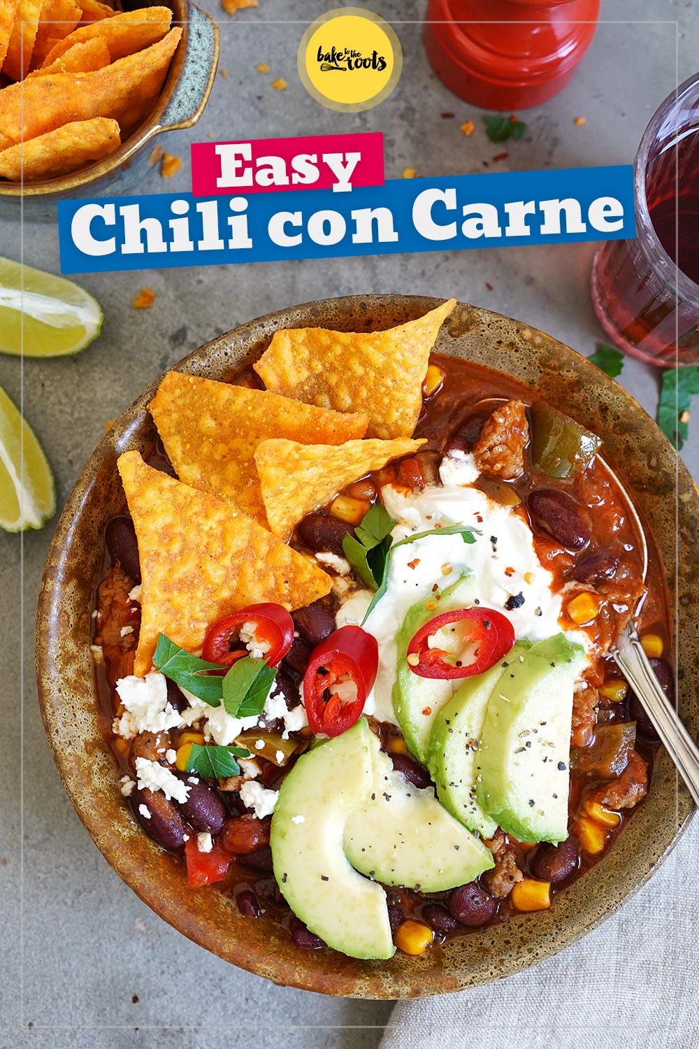 Easy Chili con Carne | Bake to the roots