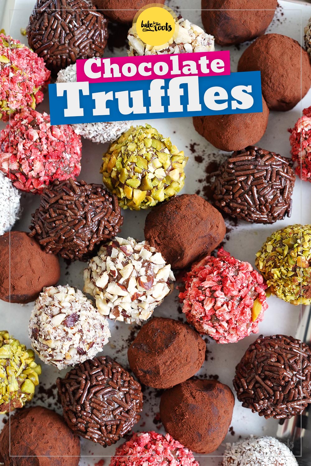 Einfache Schokoladentrüffel | Bake to the roots