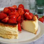 Strawberry San Sebastian Cheesecake | Bake to the roots