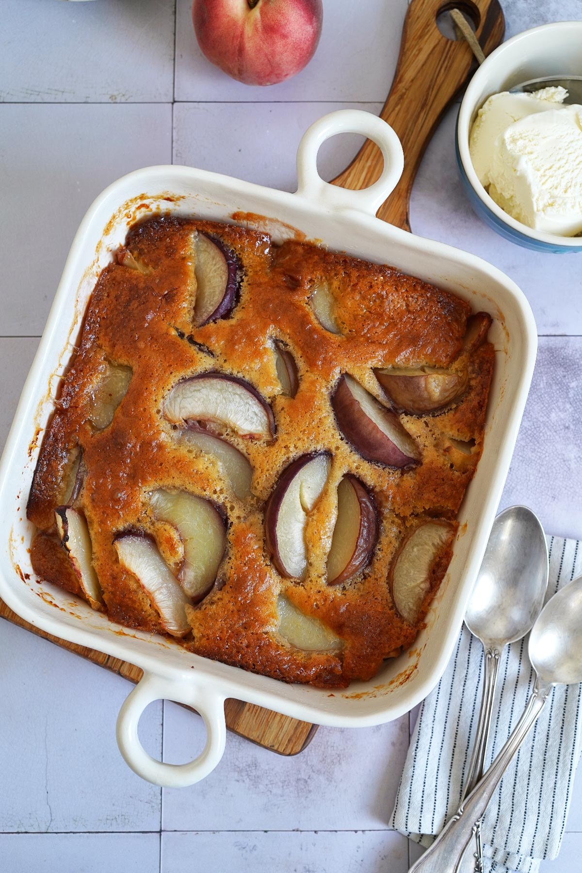 Classic Peach Cobbler | Bake to the roots