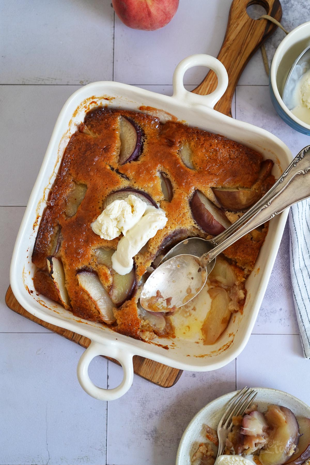 Classic Peach Cobbler | Bake to the roots