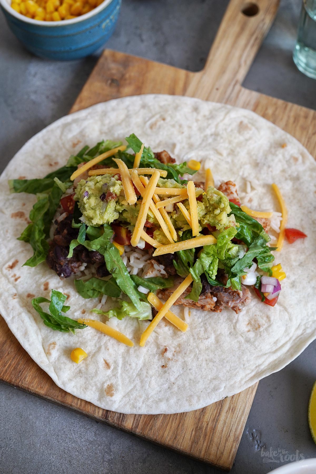 Chipotle Chicken Wraps | Bake to the roots