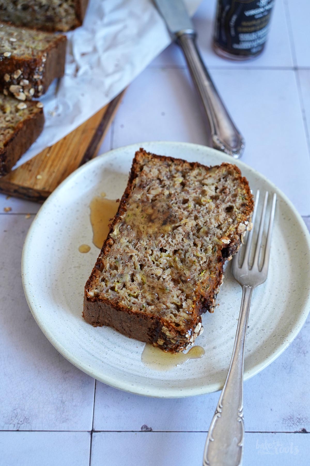 Zucchini Bananenbrot (zuckerfrei) | Bake to the roots