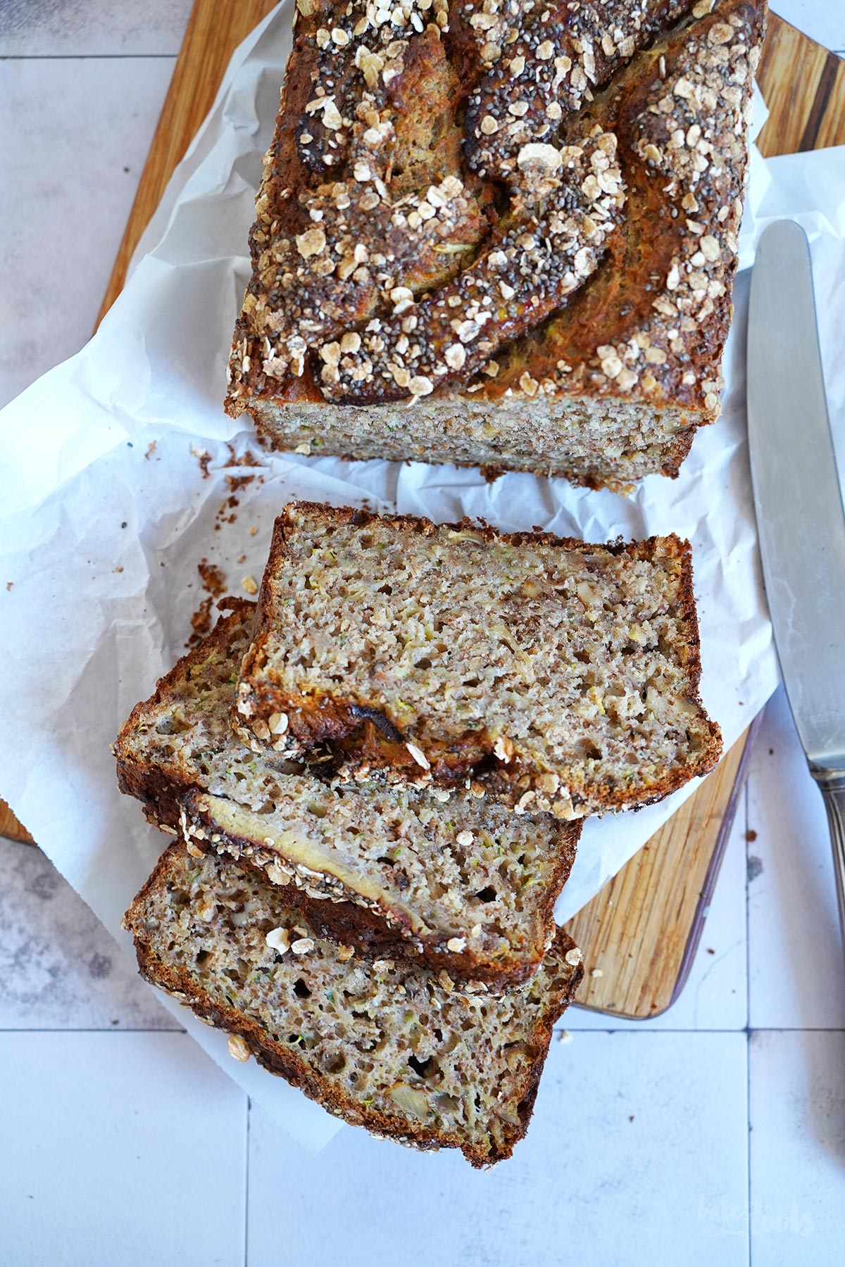 Zucchini Bananenbrot (zuckerfrei) | Bake to the roots