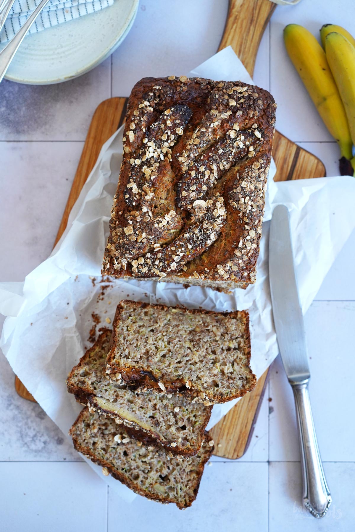 Zucchini Bananenbrot (zuckerfrei) | Bake to the roots
