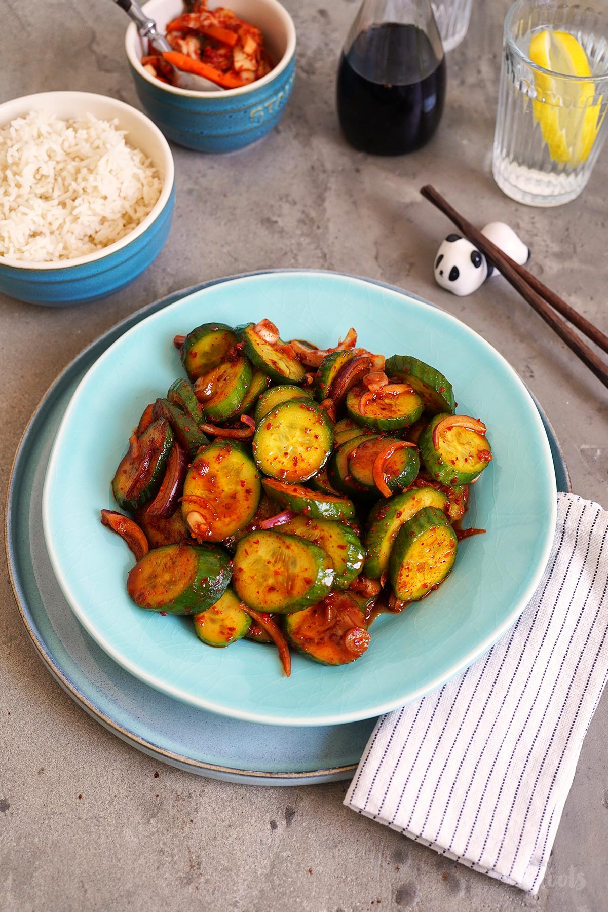 Koreanischer Gurkensalat (mit Gochugaru) | Bake to the roots