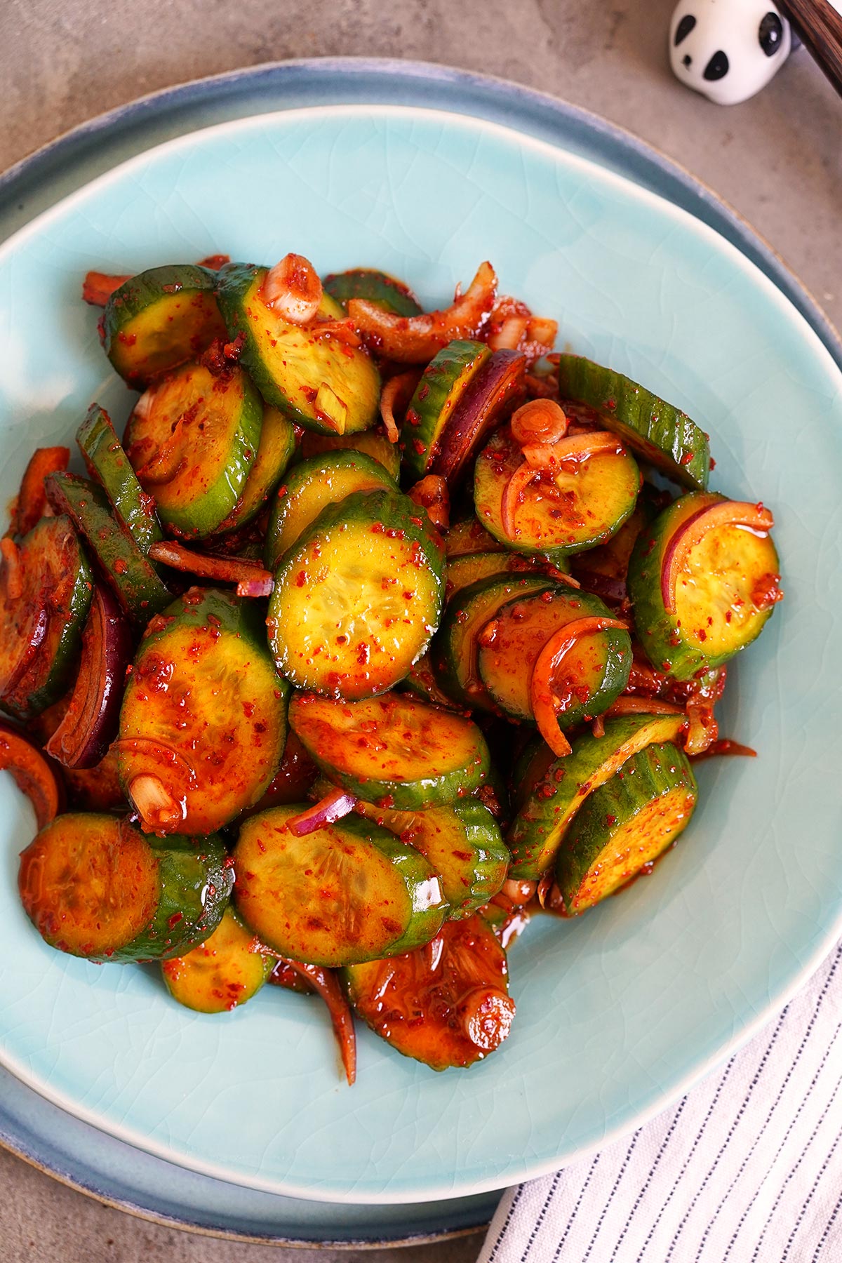 Koreanischer Gurkensalat (mit Gochugaru) | Bake to the roots