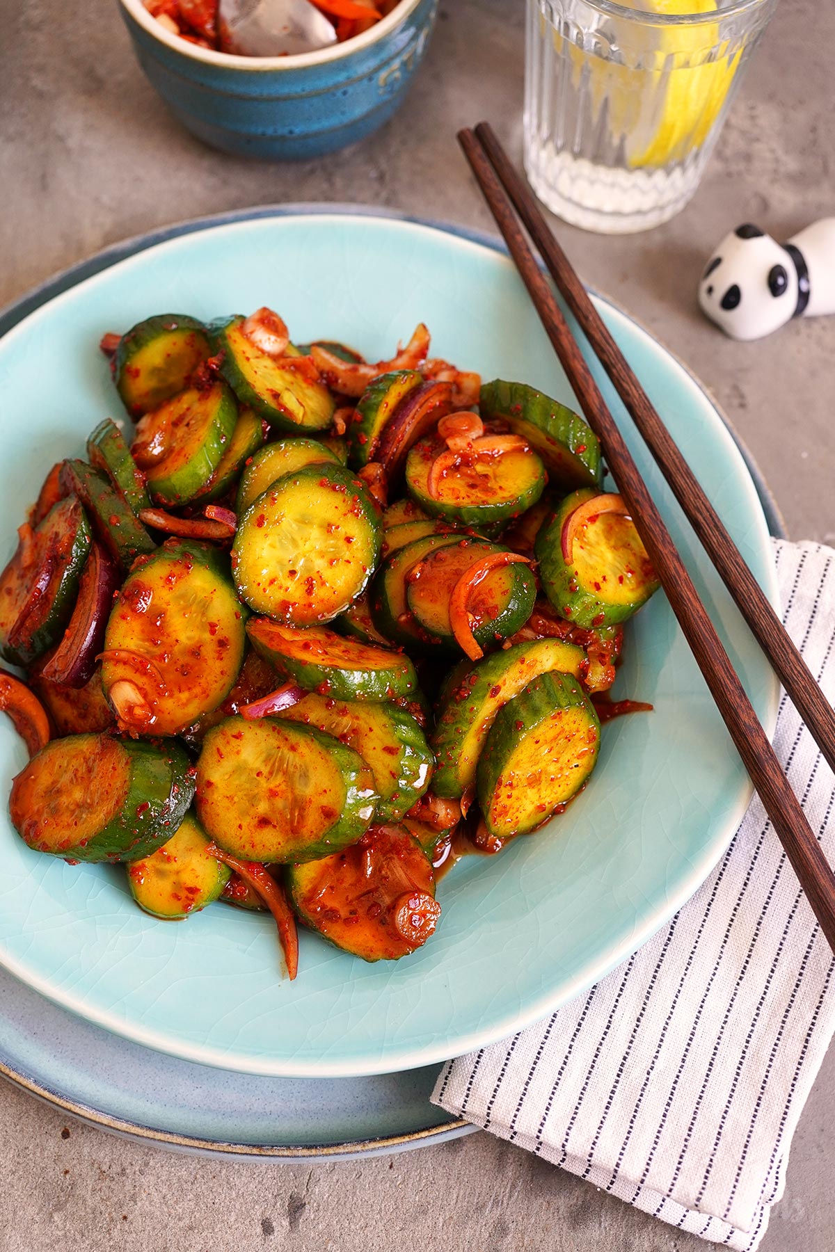 Koreanischer Gurkensalat (mit Gochugaru) | Bake to the roots