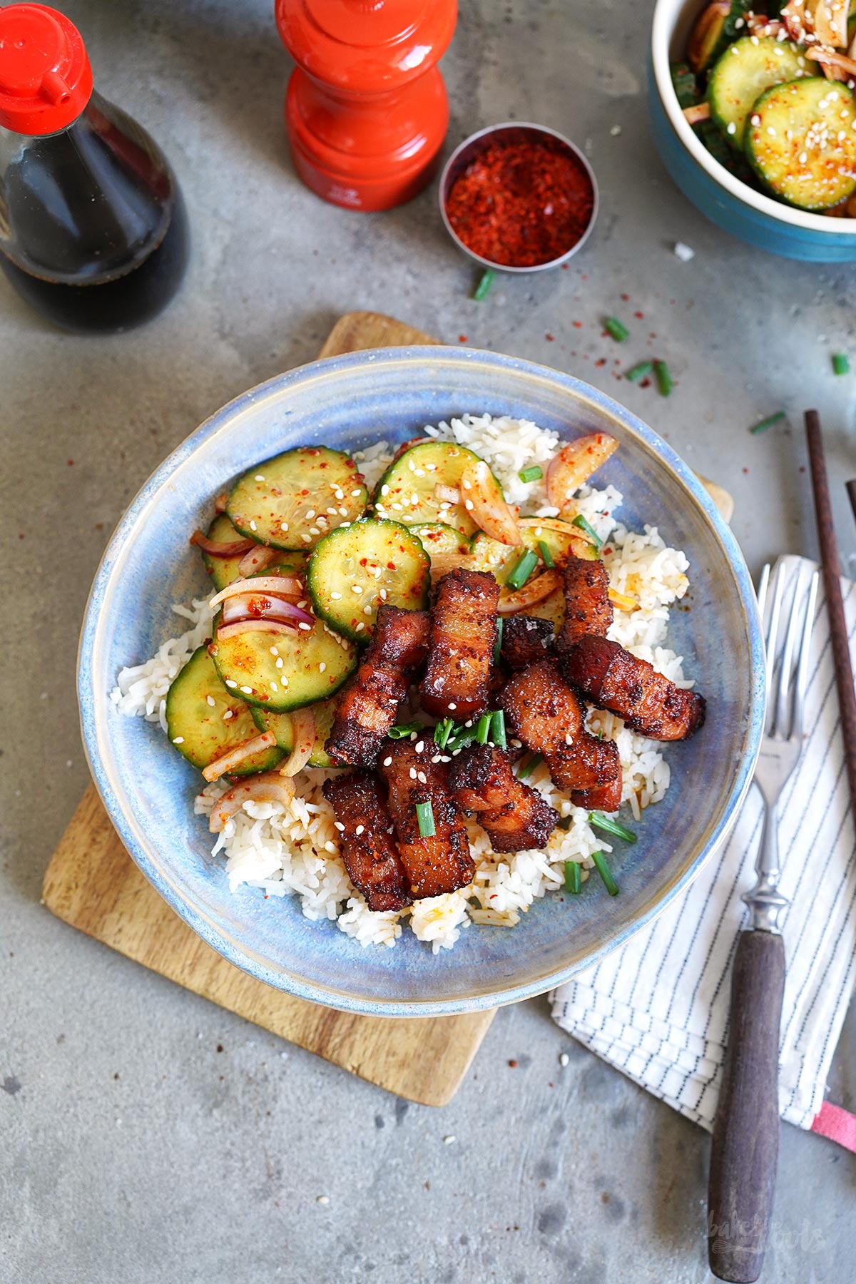 Crispy Pork Belly (aus dem AirFryer) | Bake to the roots