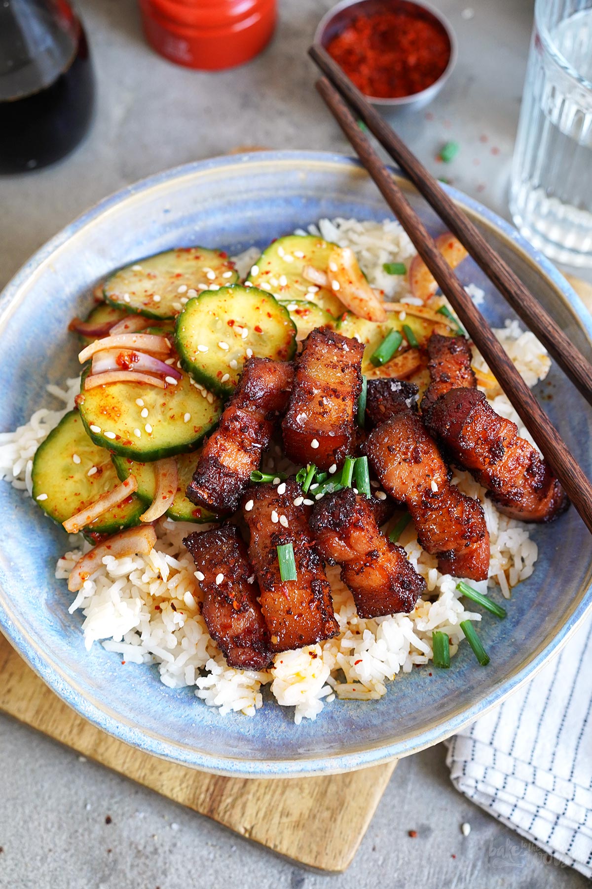 Crispy Pork Belly (aus dem AirFryer) | Bake to the roots