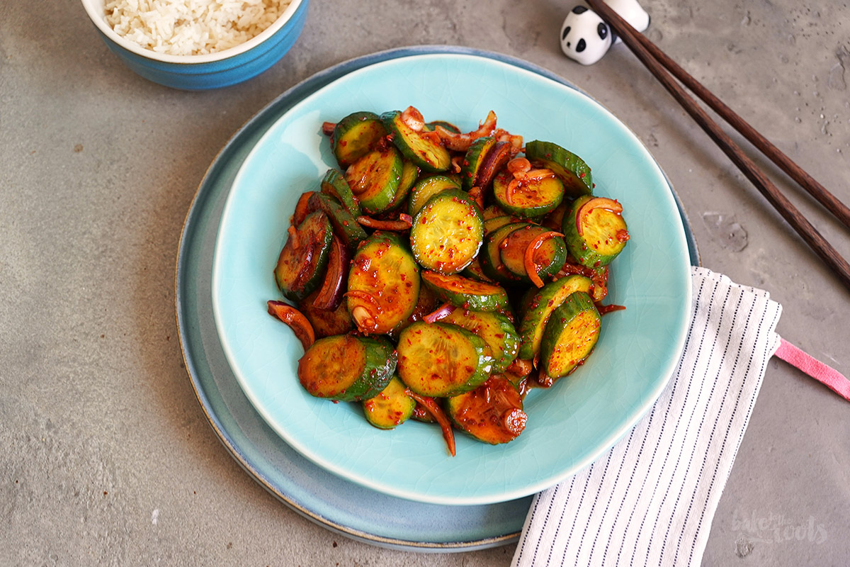 Koreanischer Gurkensalat (mit Gochugaru) | Bake to the roots