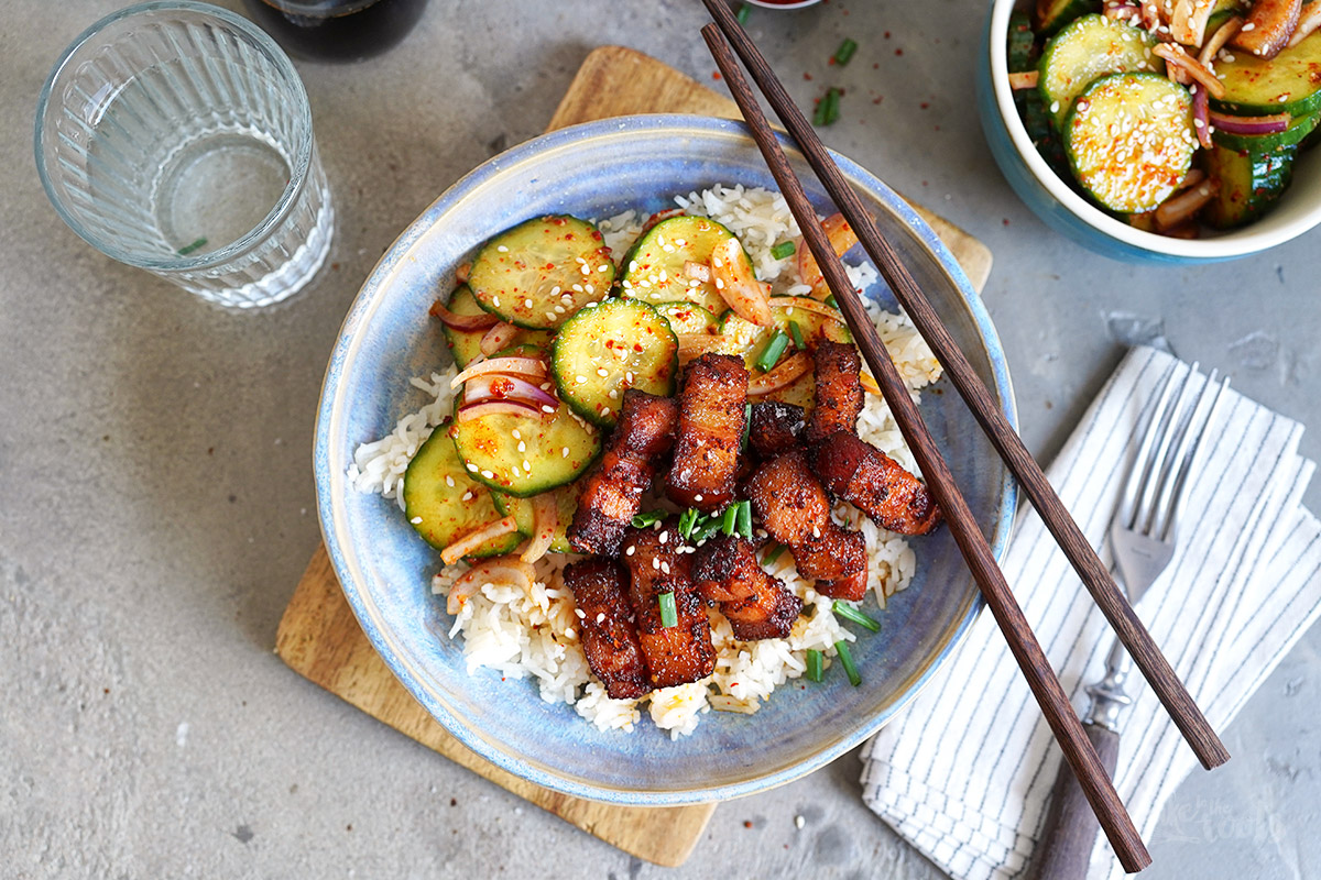 Crispy Pork Belly (aus dem AirFryer) | Bake to the roots