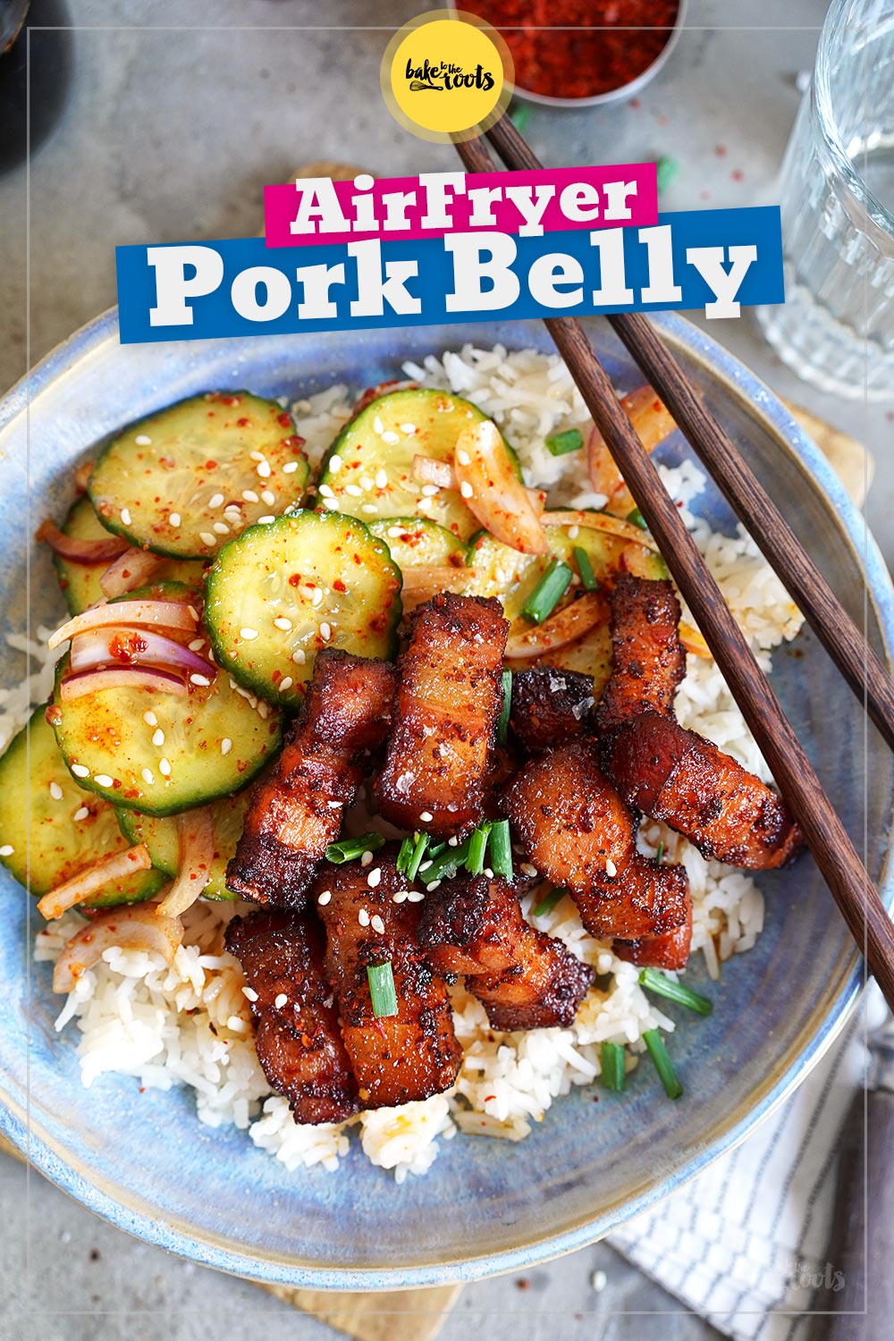 Crispy Pork Belly (aus dem AirFryer) | Bake to the roots